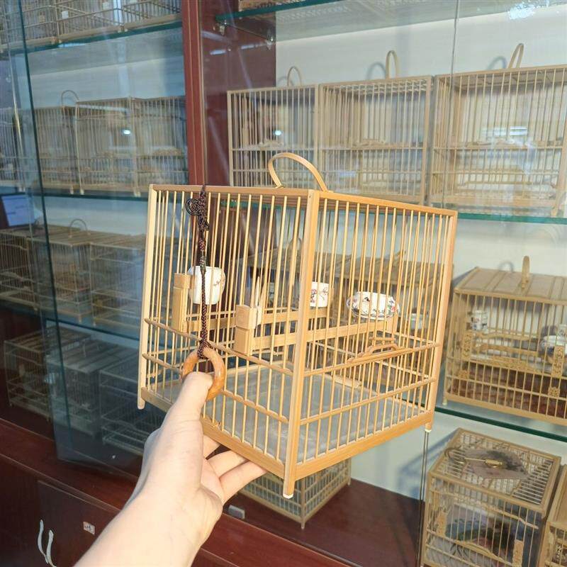 绣眼鸟笼抛光留青绣眼板