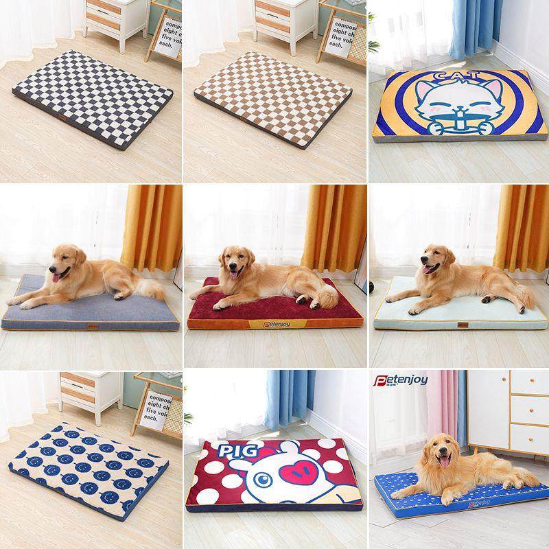 四季通用狗垫子小中大型犬金毛冬季保暖猫咪床垫不粘毛卧室可拆洗