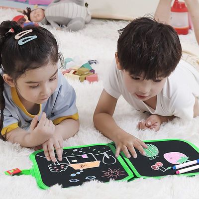 儿童涂鸦画画板可擦写画画套装家用写字板绘画本手绘涂色本小黑板
