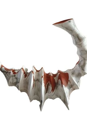 景德镇陶瓷摆件海螺号现代简约家居卧室新款高级书房玄关摆件