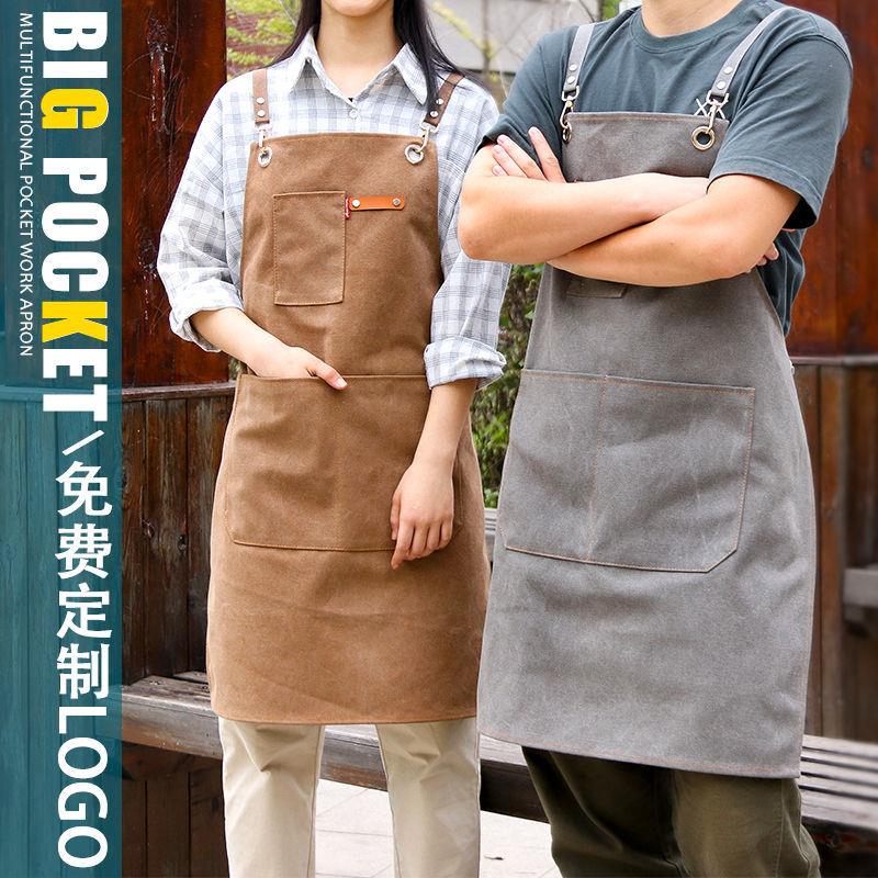 围裙牛仔商用定制logo中餐