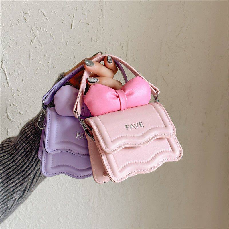 超美韩式精致网红爆款迷你韩版女童斜挎小皮包香风小女孩小包包潮