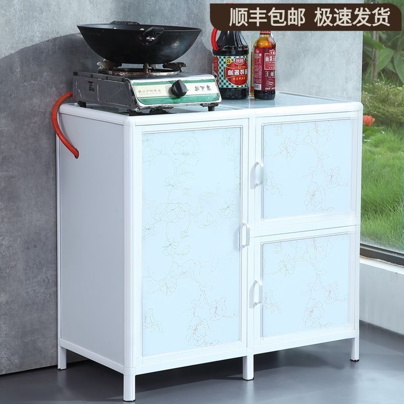 简易灶台柜可放煤气罐柜液化气瓶专用柜子碗柜多功能厨房柜小橱柜