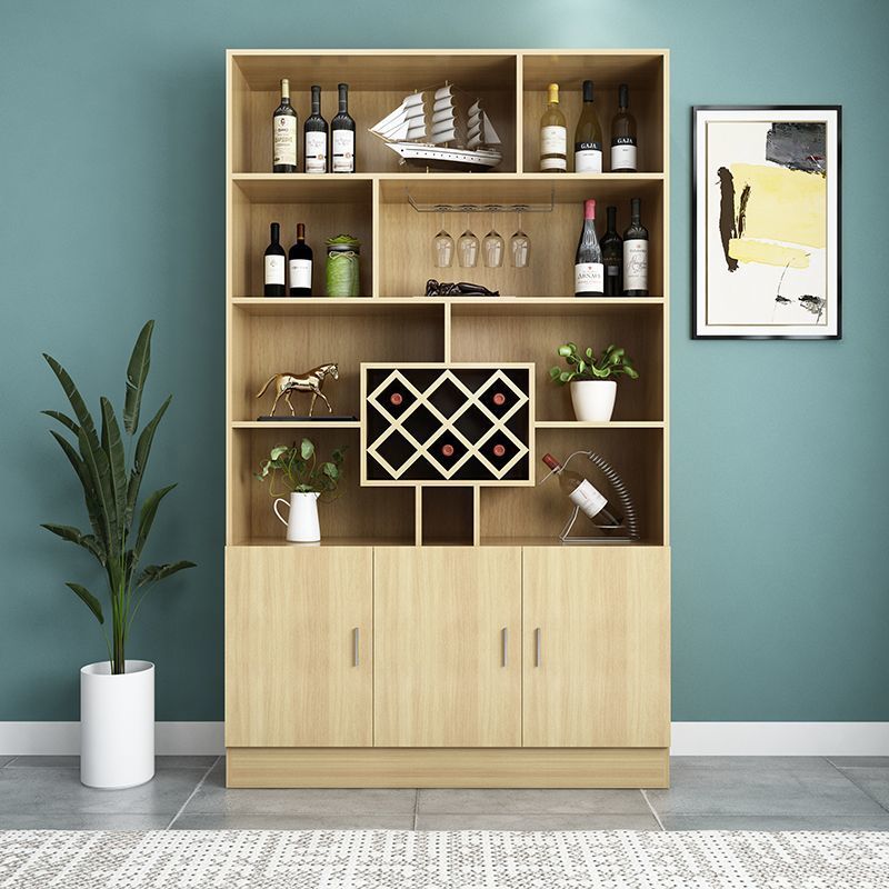 酒柜靠墙落地现代家用简约客厅餐厅餐边柜小红酒柜玄关隔断柜定制