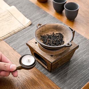 煮焙温茶烤茶炉室内茶叶提香器烤香炉陶瓷家用老式蜡烛加热炉全套