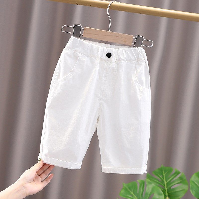 小童时尚中裤男女童休闲裤2024夏装婴儿童洋气七分裤宝宝薄款裤子,童装/婴儿装/亲子装,裤子,淘宝优惠券,粉丝福利购,淘宝优惠卷