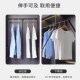 下拉式 挂衣杆可伸缩衣通柜挂衣杆高柜衣帽间双缓冲下拉升降挂衣杆