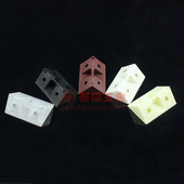 塑料角码 橱柜连接件尼龙塑料 支架家具直角角码 隔断角码 带盖角码