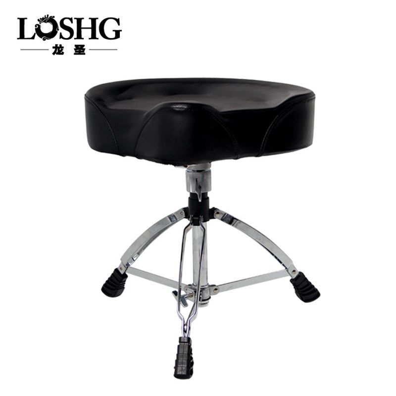 加粗螺纹大马鞍型高档加绒爵士鼓架子鼓凳子三角升降儿童成人鼓凳