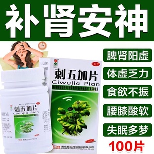 红绿灯刺五加片100片 用于脾肺气虚 体倦乏力 食欲减退 失眠多梦