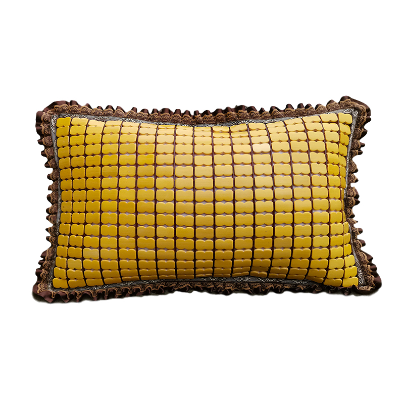 竹子竹席枕头套凉席枕套汽车凉爽靠枕护腰靠背垫头枕抱枕套子定制