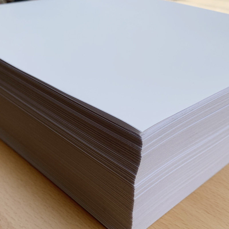 PP合成纸A3不干胶打印纸珠光亚白哑面白色激光标签防水条形码贴纸