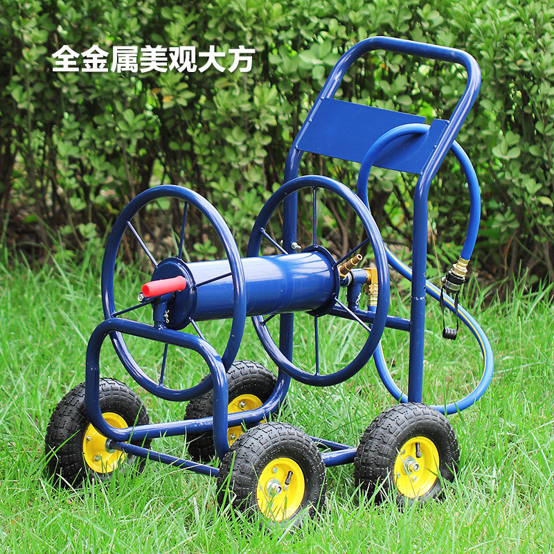 大型轮式手推全金属水管收纳车架水管车洗车浇花园林艺浇卷水管器,鲜花速递/花卉仿真/绿植园艺,浇水车,淘宝优惠券,粉丝福利购,淘宝优惠卷