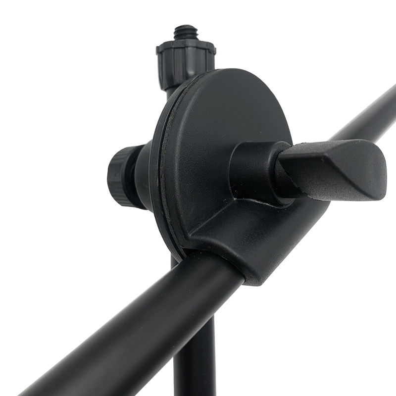 户外演出麦克风加厚款话筒支架三脚落地便携式可伸缩折叠金属架子