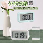 新款 带秒电子钟桌面计时器闹钟倒计时可静音提醒器学生宿舍 电池款