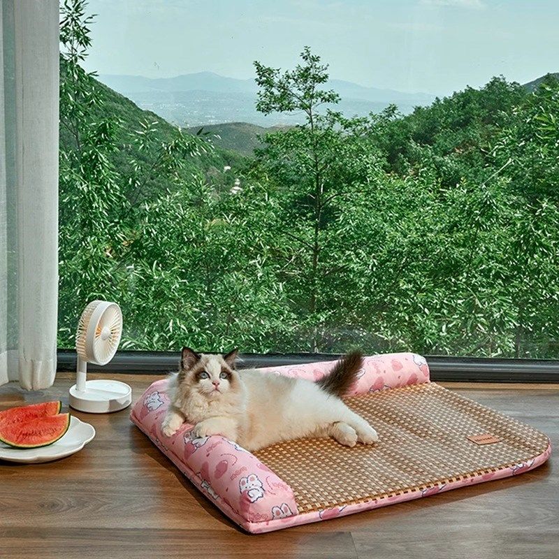 猫窝狗窝夏天四季通用泰迪网红狗床夏季凉席降温沙发宠物睡垫,宠物/宠物食品及用品,猫狗垫子,淘宝优惠券,粉丝福利购,淘宝优惠卷