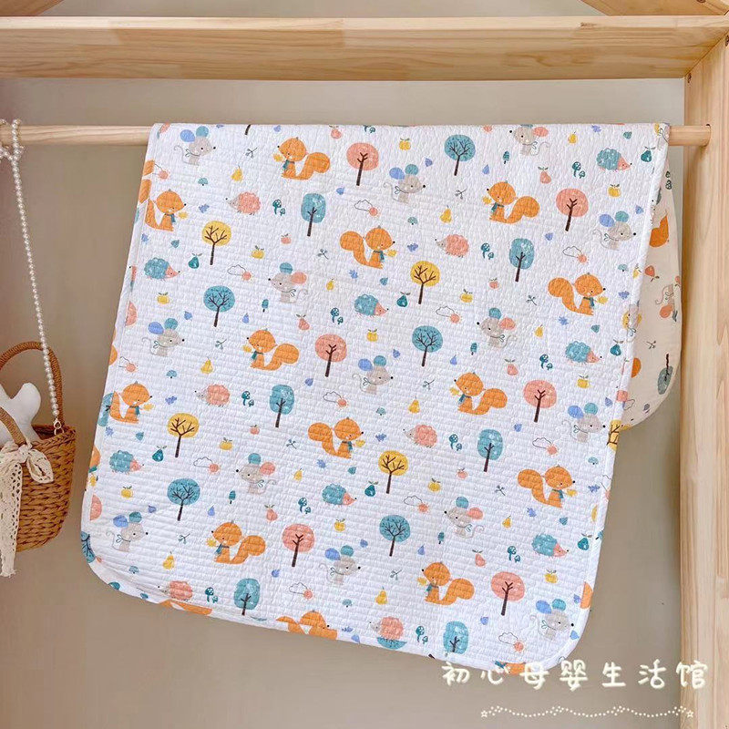 韩式婴儿床垫宝宝新生儿纯棉垫子四季垫儿童幼儿园午睡床单床盖