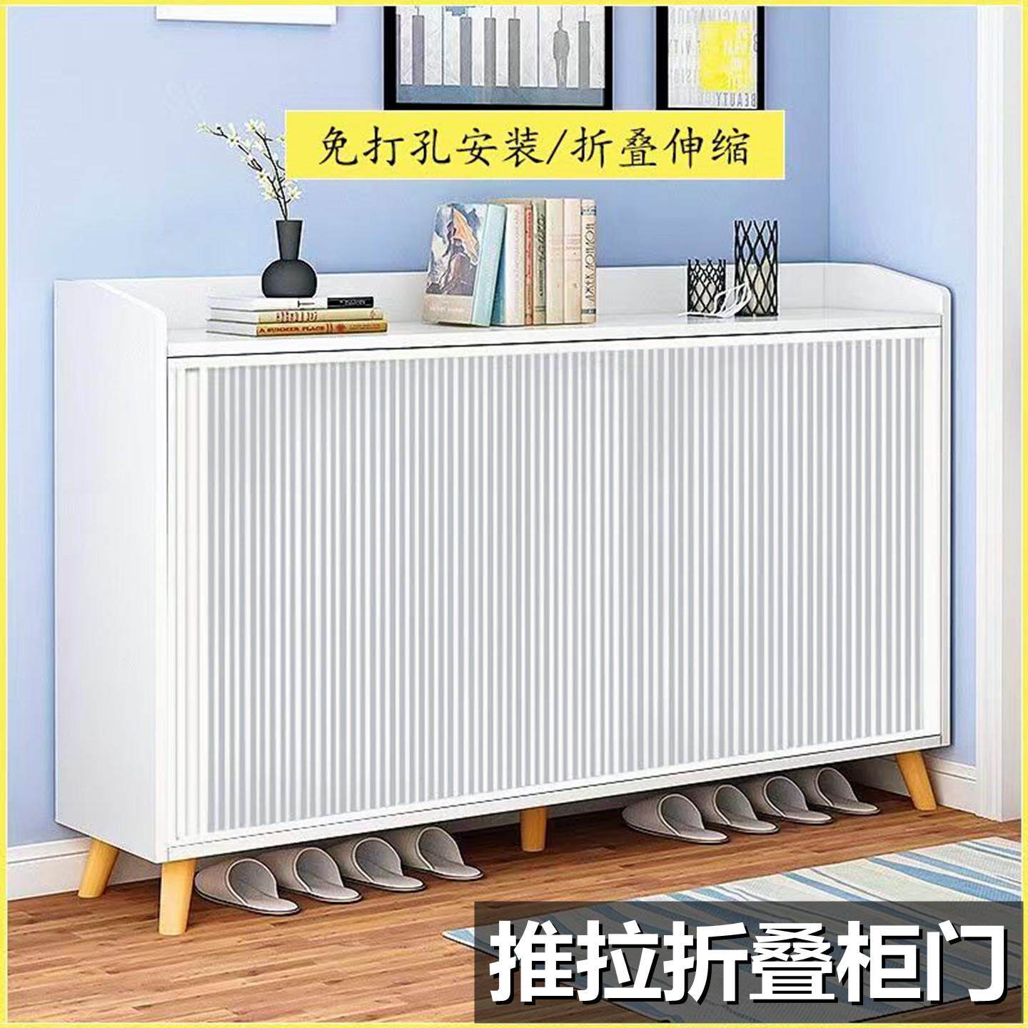 折叠柜门柜门蜂巢折叠门壁柜伸缩室内遮光柜子移门隔断橱柜简易门
