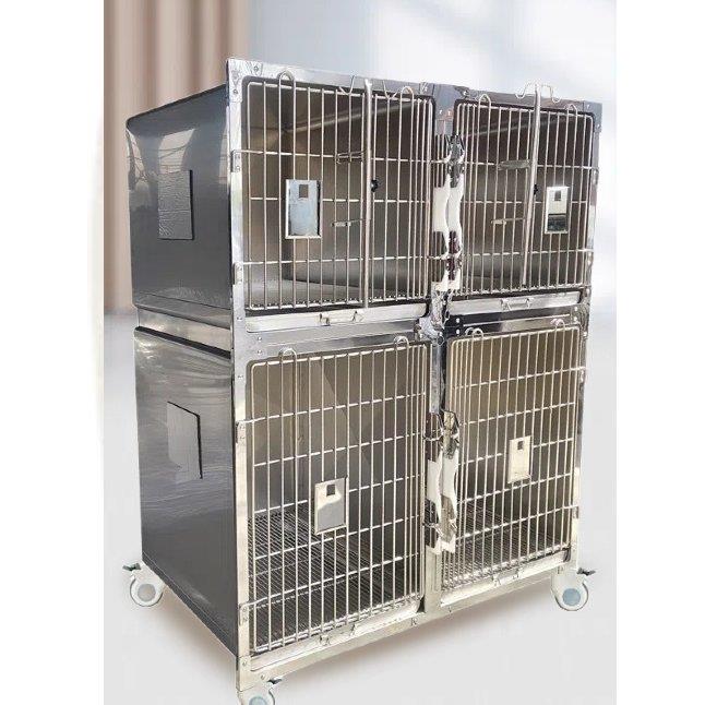 宠物住院笼304不锈钢宠物医院猫犬笼多层寄养笼多功能组合输液笼