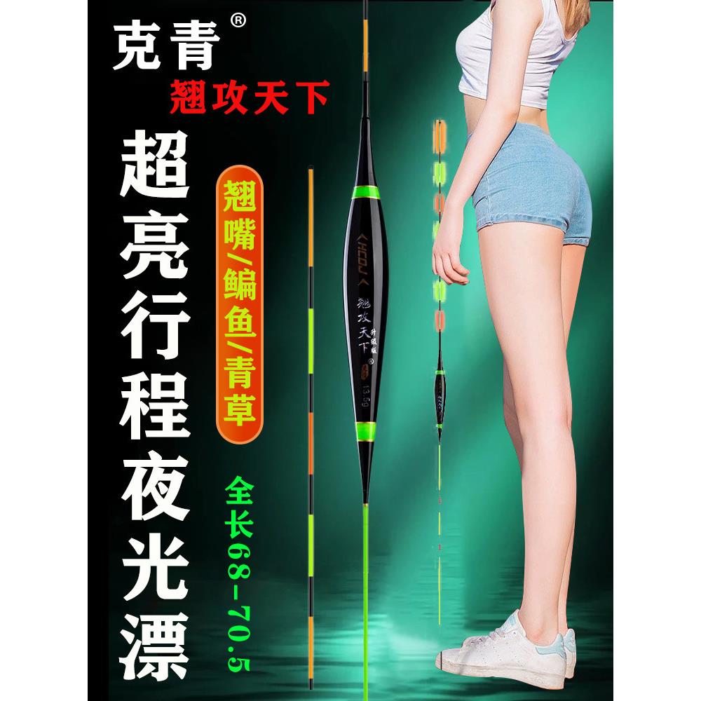 翘攻天下大物超长电子漂高位行程夜光漂远投夜钓湖库青鱼鲤鱼浮漂
