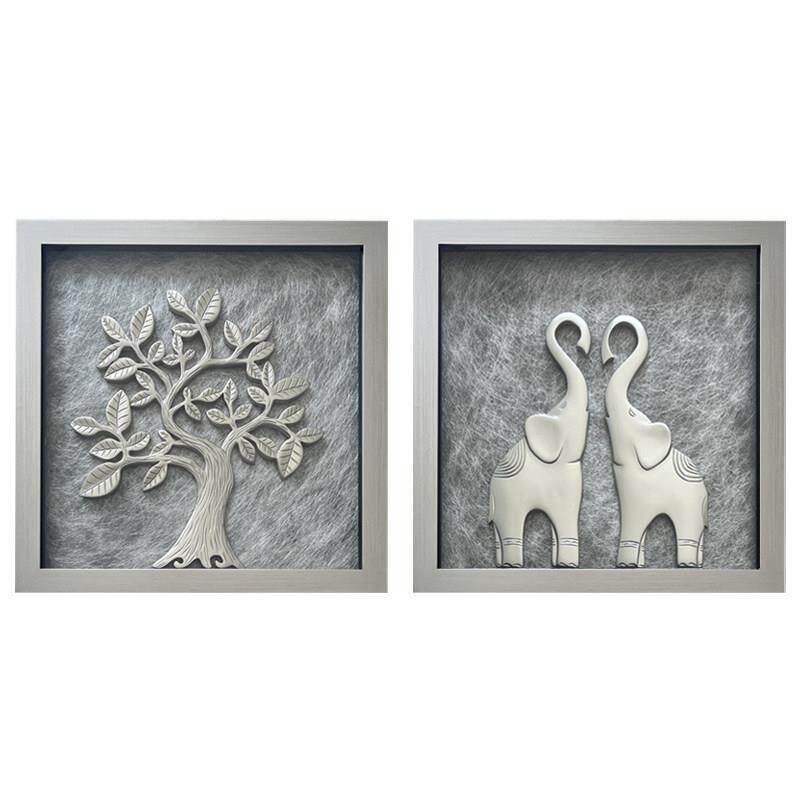 3D立体画 画饭厅轻奢配电箱画 画电表箱装饰画 画强弱电箱遮挡画