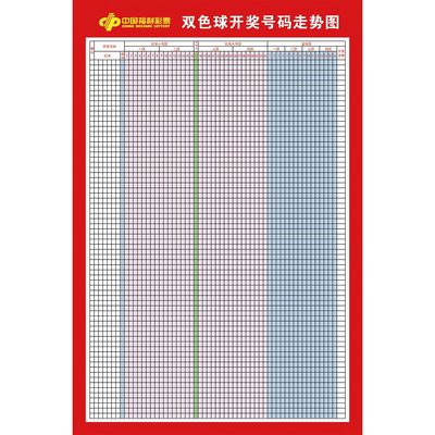彩票双色球走势图表格可擦写表格滚动家用投注站大乐透预测分析图