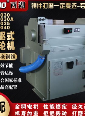 西湖牌除尘它驱式砂轮机MT3040B滤板型4000W转速1420转每分种三相