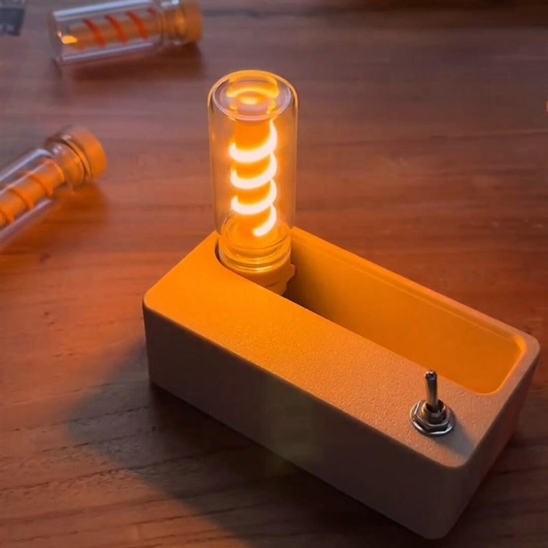 创意弹射小夜灯卧室睡眠灯机械磁吸桌面摆件解压玩具生日礼物情侣