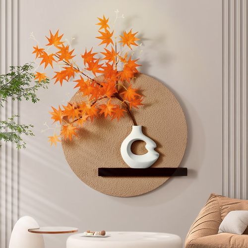 餐厅背景绿植壁挂花器创意墙面装饰花瓶挂件玄关入户门立体植物墙