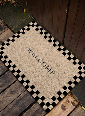 【支持定制打样】耐脏丝圈地垫pvc防滑脚垫家用进门口室外刮泥垫