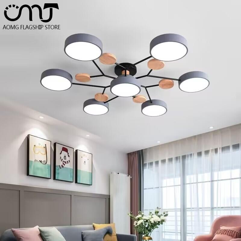 北欧吸顶灯客厅灯简约现代新款家用创意个性卧室灯餐厅灯灯具套餐