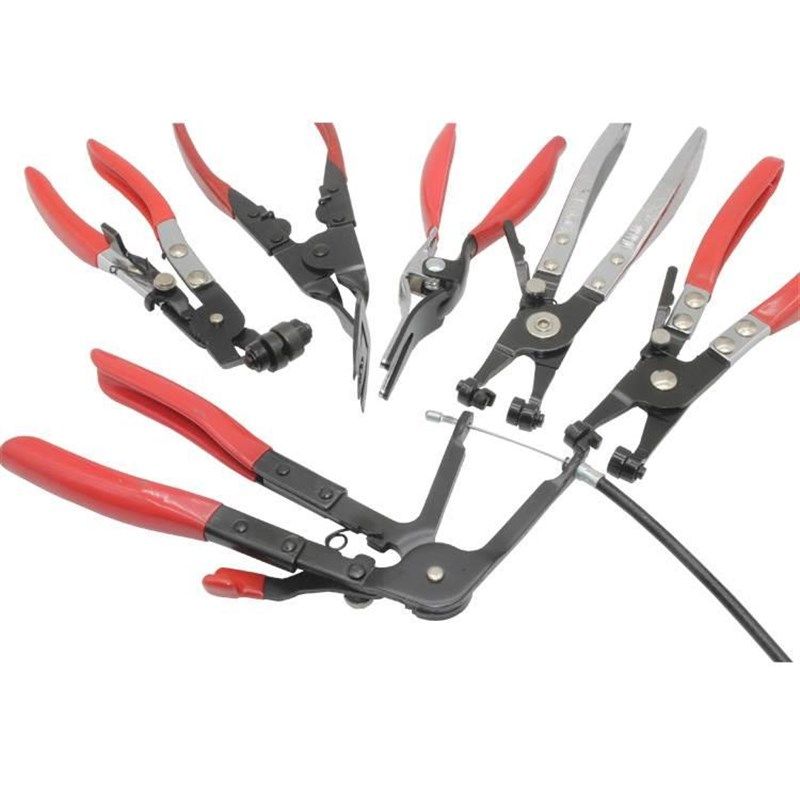 汽车水管钳直型喉式管束钳卡扣钳卡箍钳可弯喉式油管钳子汽修工具