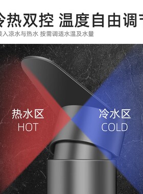 不锈钢洗手盆水龙头面盆旋转冷热龙头家用卫生间洗脸池洗漱台上盆