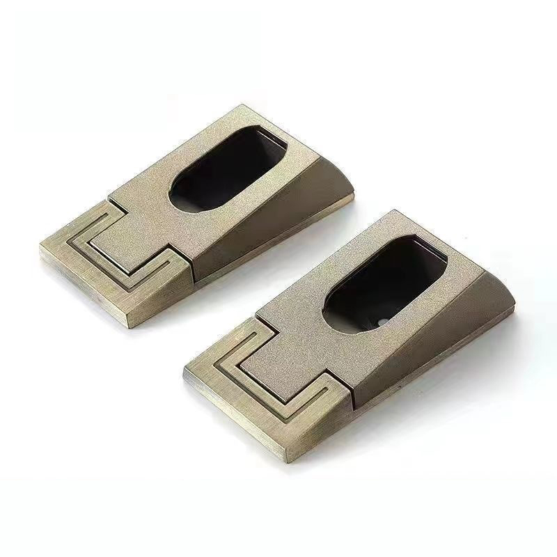 拼驰索菲款挂衣杆固定底座衣座新款升级特加厚铝合金心型衣柜五金