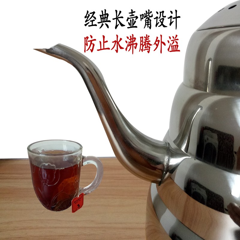 长嘴电热水壶304不锈钢烧水泡茶壶专用自动断电家用电煮茶壶小型