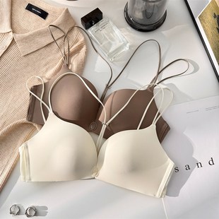 无痕前扣美背内衣女小胸聚拢显大裸感2025新款 收副乳防下垂文胸罩