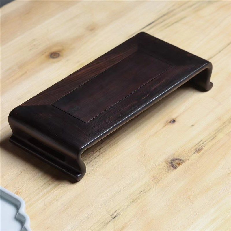 红酸枝底座杯垫架子端红木小型石头玉石雕件底座卷书长方台,住宅家具,格架,淘宝优惠券,粉丝福利购,淘宝优惠卷