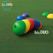 圆顶标志桶 过河石踩踏石 幼儿园早教儿童感统塑料游戏路障标志物