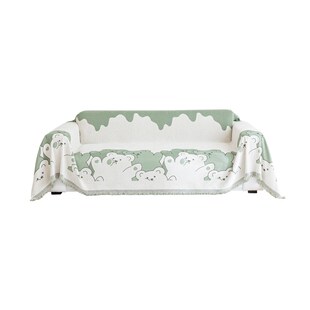 蔓越家 爱熊样 爱沙发巾整张全罩盖布沙发罩全包靠背巾