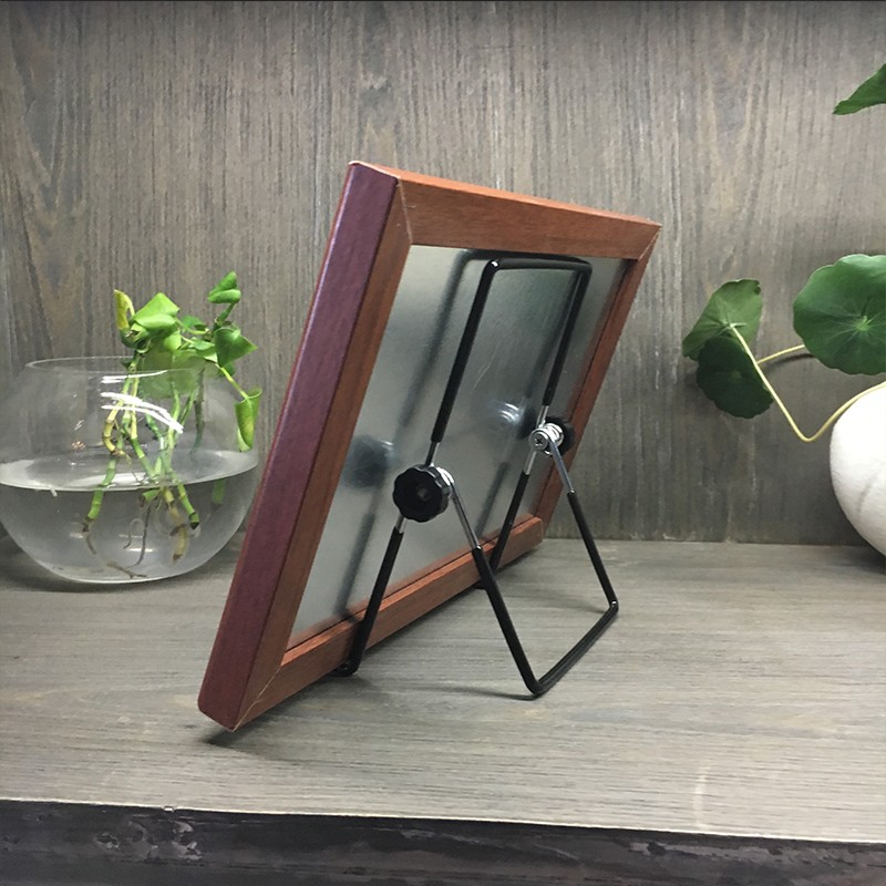 清朗 桌面小铁架台面展示架ipd支撑架黑板小架子可折叠小书架阅读