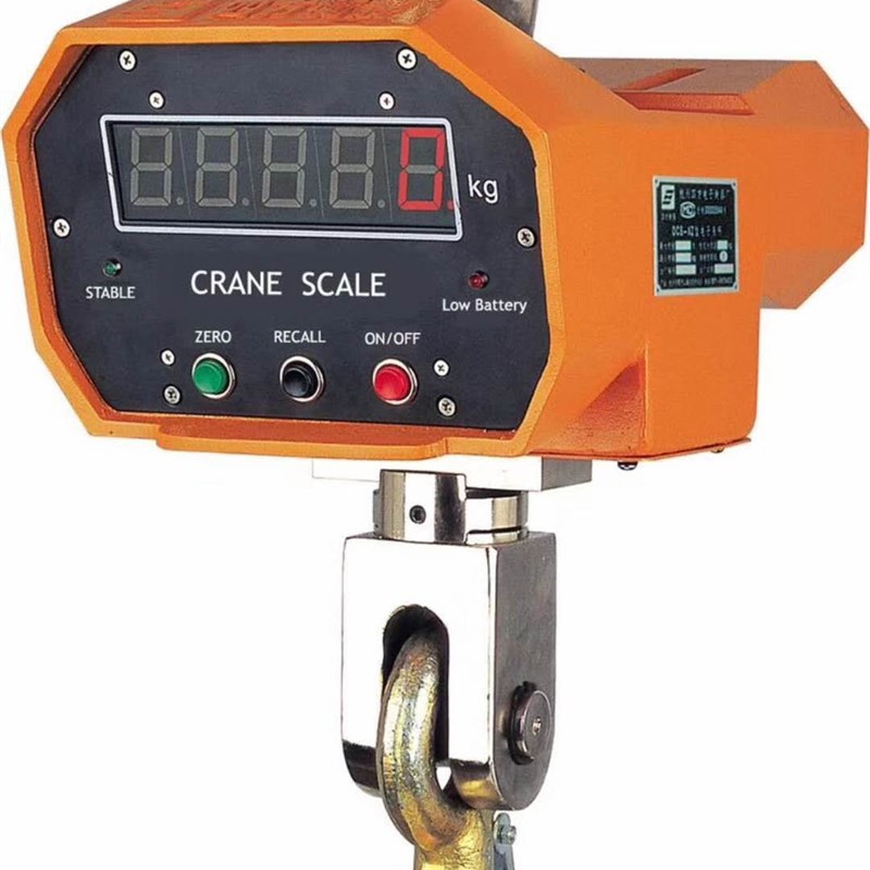 杭州四方直视电子吊秤OCS-XZ-3T5T10T高精度行车用A型铝壳吊秤