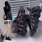 飞织女鞋 i2024秋新款 韩版 情侣款 学生透气袜子软底轻便运动跑步鞋