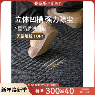 入户门地垫高级进门家用地垫防y滑耐脏耐磨大门脚垫可裁剪青山美