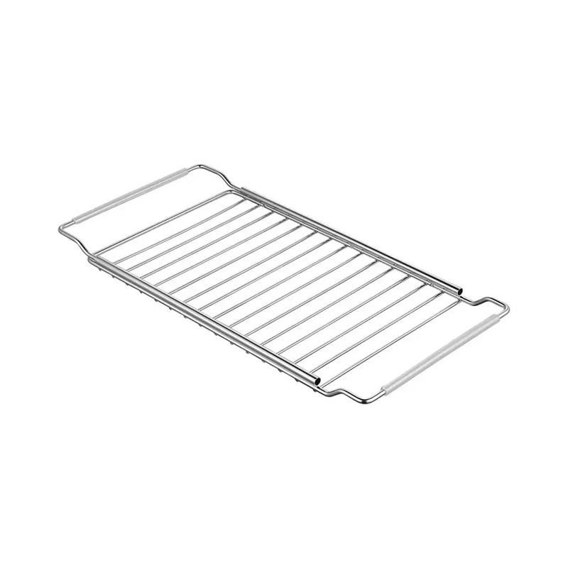 不锈钢厨房水槽置物架沥水抹布架可伸缩过滤家用碗碟果蔬收纳简约,厨房/烹饪用具,水槽置物架,淘宝优惠券,粉丝福利购,淘宝优惠卷