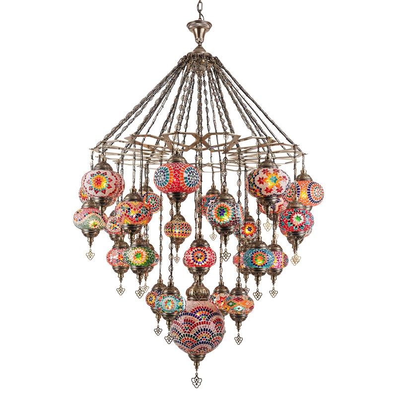 29头新款土耳其手工玻璃吊灯特色餐厅咖啡厅酒店民宿会所装饰吊灯,家装灯饰光源,酒店/宴会厅/餐饮吊灯,淘宝优惠券,粉丝福利购,淘宝优惠卷