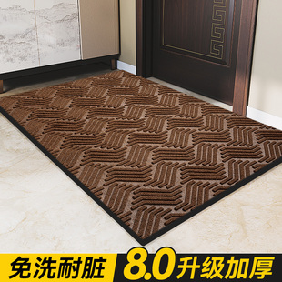 别墅加厚入户门地垫家用大门口室外防滑地毯除Q尘脚垫豪宅进门垫