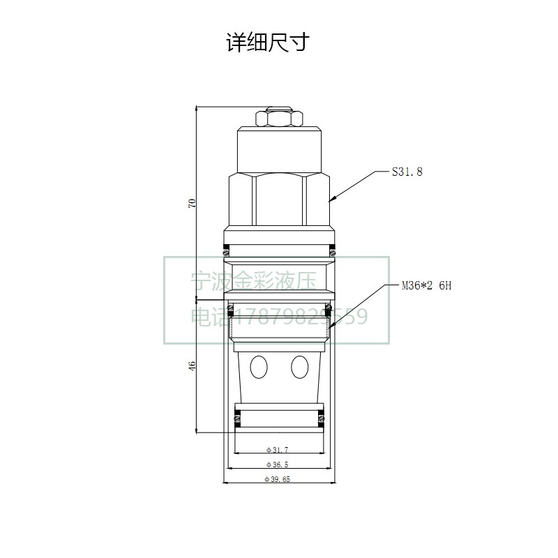 SUN型抗衡阀螺纹插装平衡阀CBGA-LHN CBGG-LJN 240L
