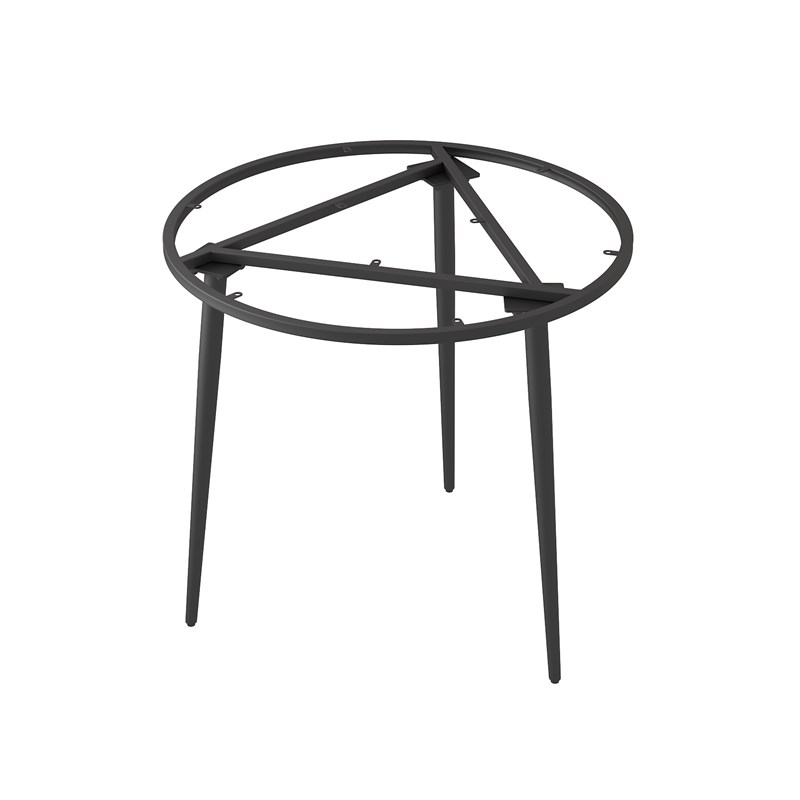 现代岩板边几桌架茶几架子茶桌阳台桌腿支架圆形沙发