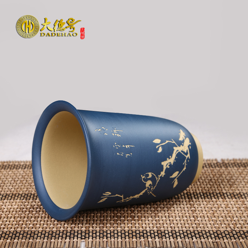 精品粉浆刻绘紫砂花盆 多肉植物 创意盆栽室内肉肉 小花盆带托盘