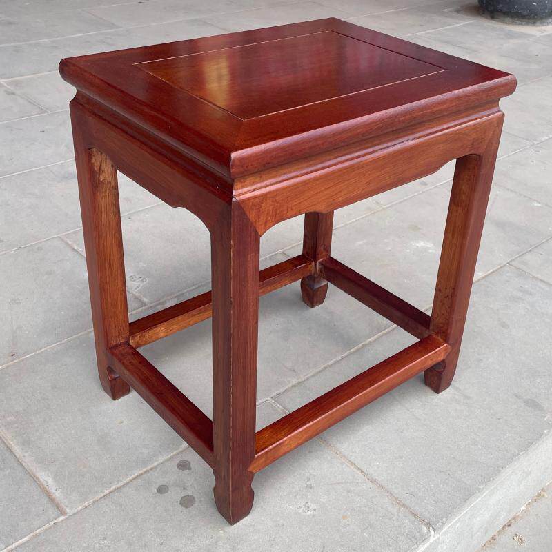 方凳子矮凳家用快餐凳中式红木榫卯整装全实木原木网红四方高脚凳,住宅家具,高脚凳,淘宝优惠券,粉丝福利购,淘宝优惠卷